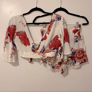 Tropical two piece set.